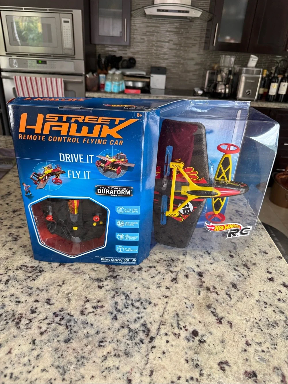Title: 🔥 NEW Mattel Hot Wheels Street Hawk RC Flying Car Drone Sealed
